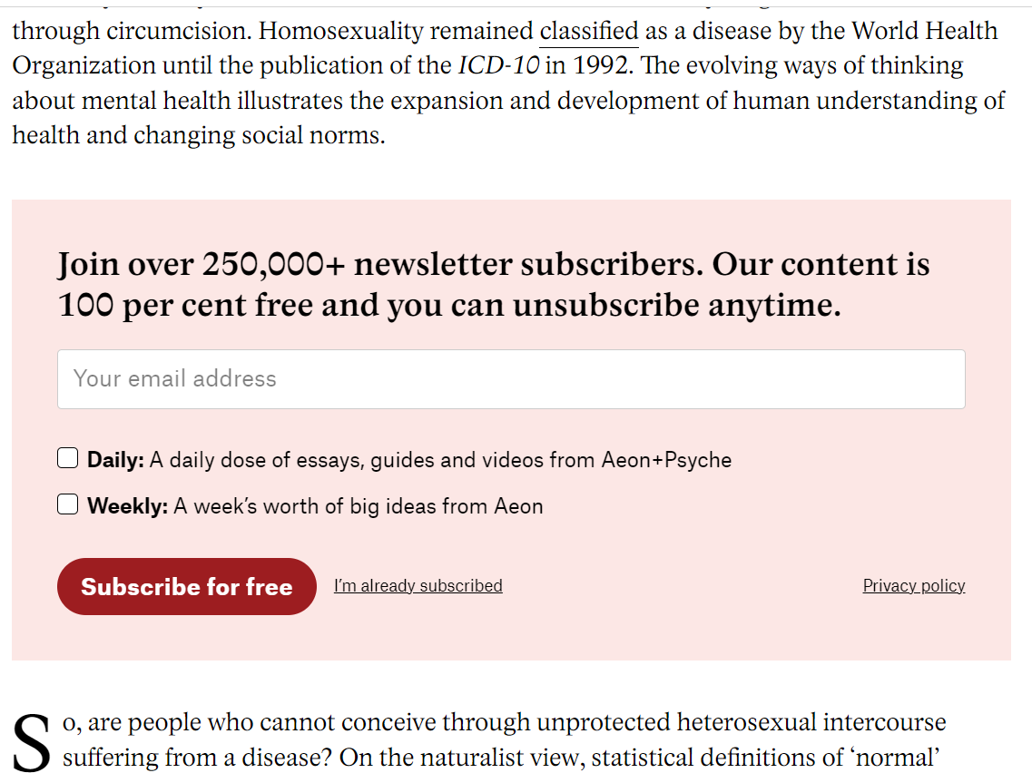 newsletter sign up form
